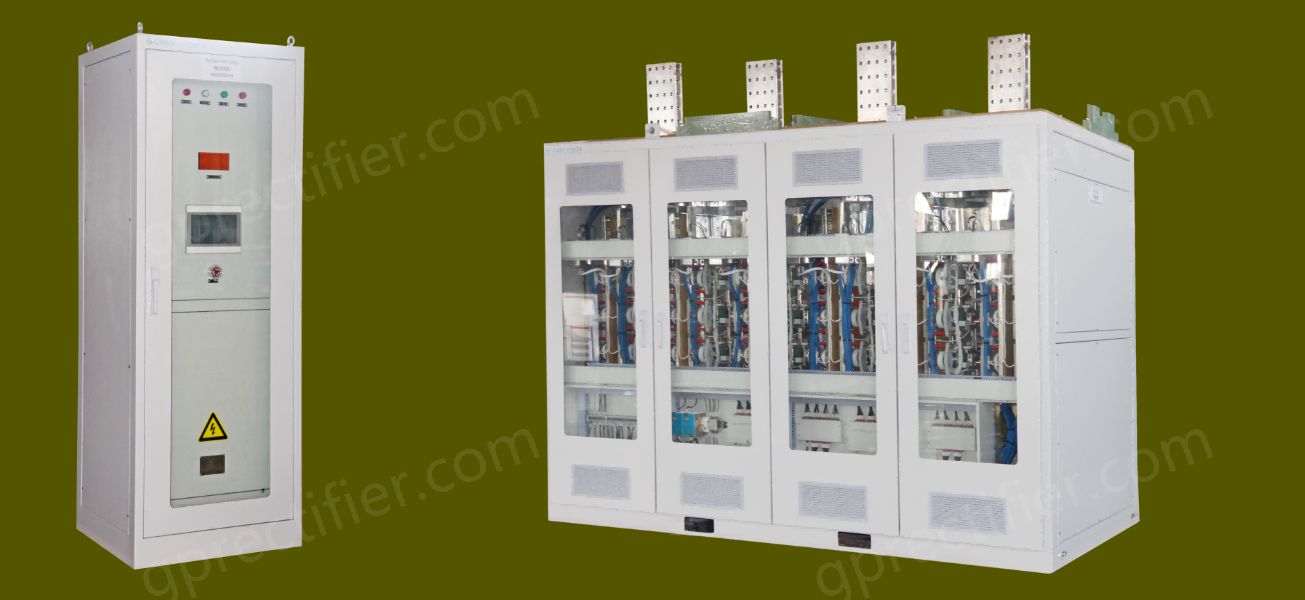 Rectifier and control cabinet